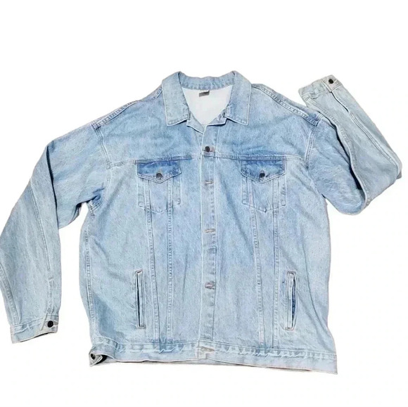 VINTAGE 2001 Denim " Ride for MDA" Bikers jacket. Oversized 2XL - Picture 4 of 11